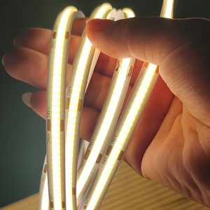 Thêm một xu để mua tôi L t Hình dạng kết nối cho thương mại 12V 24V COB LED Strip ánh sáng dotsless 480LED CRI>90 8mm 11W 5m - Product Image 1