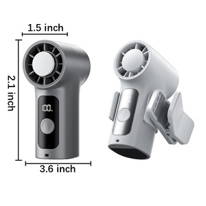 Clip-On Brushless Motor Portable <b>Handheld</b> <b>Fan</b> Mini USB Rechargeable Small <b>Fan</b> for Outdoor Travel Office - Product Image 6