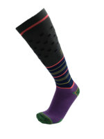 Chaussettes de ski de sport personnalisées, tendances, respirantes, en nylon et polyester mélangés pour femmes