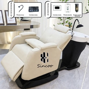 Fabricantes de muebles de salón Barbería Salón de belleza Equipo de <span class=keywords><strong>spa</strong></span> Retrolavado Masaje de espalda eléctrico Silla de champú con tazón - Product Image 3