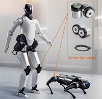 Module d'articulation robotique pour bras mécanique et exosquelette, avec réducteur harmonique, couple élevé, double encodeur, 24V, compatible OEM