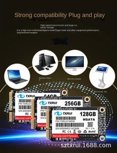 การถ่ายโอนข้อมูลความเร็วสูง อินเทอร์เฟซ M-SATA mSATA 256GB SSD ไดรฟ์โซลิดสเตทภายในสำหรับคอมพิวเตอร์แล็ปท็อป - Product Image 5