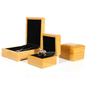 Boîte à bijoux en velours haut de gamme Shero, boîtes cadeaux en bois de luxe, boîtes à bijoux personnalisées en gros, accessoires, ensembles de boîtes - Product Image 3