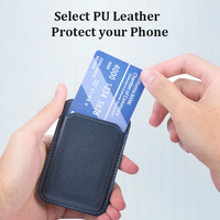 Porte-cartes magnétiques au design personnalisé, portefeuille en cuir PU avec aimant pour Iphone 15/15Pro Max/14/14 Pro Max/13/12 Vente en gros