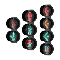 Type de carte de passage pour piétons contrôleur de feux de circulation boîtier PC 300mm Temporizador Cisual Semaforo LED feu de signalisation