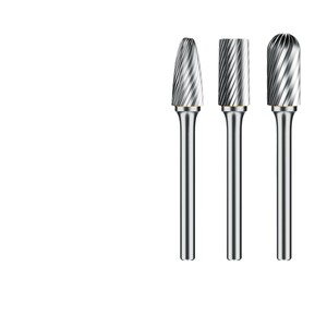 Fraise rotative cémentée pour machine de meulage électrique, fraise pour perceuse à main, tête de meulage électrique pour métal, embout de meulage en acier - Product Image 1