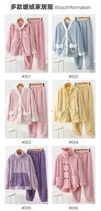 Set piyama dan pakaian tidur, set hoodie kustom ukuran plus untuk wanita