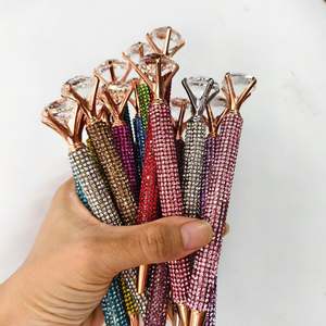 Bolígrafo de Metal con Diamantes Grandes y Cristales, Giratorio, con Cubierta Completa de Diamantes, Hermoso Regalo para Chicas - Product Image 6