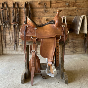 Silla de montar de cuero para carreras de caballos BS International Handicraft con estructura de madera, alfombras para caballos, suave y cómoda, 100% cuero NA53 - Product Image 4