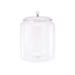 Sealed Food Storage Jars Cylinder Plastic Lid L Size For Rice Tea Dried Herbs And Spices - Product Image 5