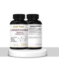 Capsules d'Ergothionéine Ca-AKG Quercétine Vitamine C Puissant Antioxydant Complément Alimentaire de Qualité Alimentaire Capsules de L-Ergothionéine