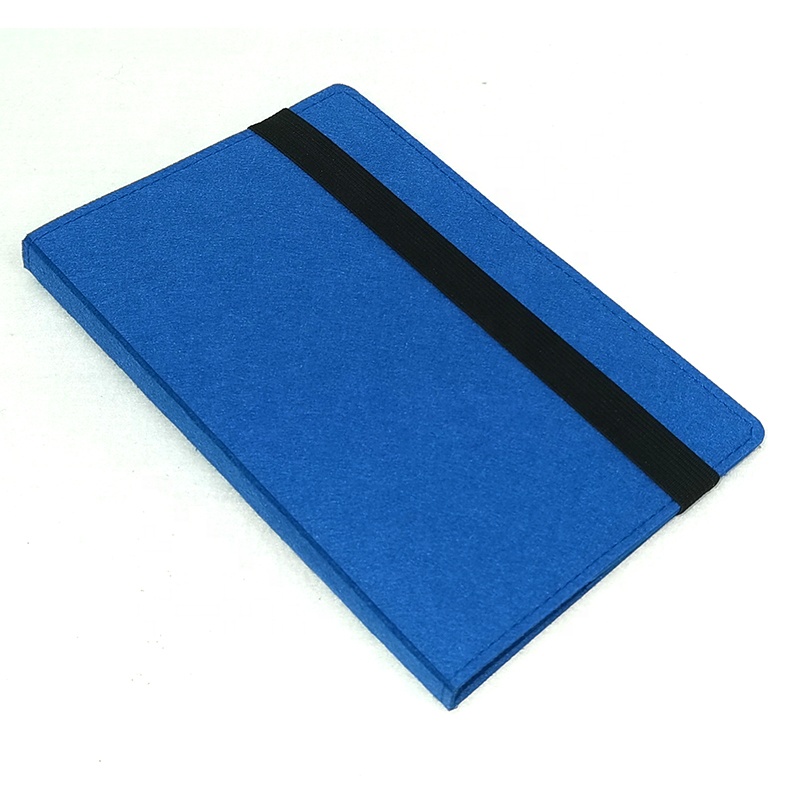 Блокнот-органайзер из войлока с мягкой крышкой и кнопкой