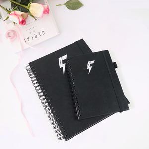 Agenda spirale A5, carnet à couverture rigide et blocs-notes, planificateur imperméable, agenda en PU avec porte-stylo - Product Image 3