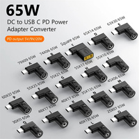 USB C Type C PD Converter Universal Laptop Power Adapter Connector DC Plug Power Adapter pour Dell Asus Lenovo Notebook