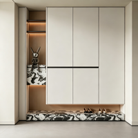 Meubles de salon européens de luxe de haute qualité, armoire à chaussures sur mesure pour le rangement des chaussures saisonnières, fabriqué en Chine