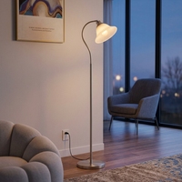 Lampe sur pied décorative moderne Soda Factory pour intérieur, avec lumières à luminosité réglable et haute luminosité, idéale pour le bureau