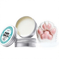 Baume pour pattes d'animaux pour chiens et chats, crème hydratante, apaise les pattes sèches et gercées, soin naturel en boîte