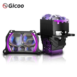Super Bright 220w 50000lm LED Headlight <b>Projector</b> Lens Blue Car Bi LED <b>Laser</b> <b>Projector</b> Lens 3.0 Inch With Five <b>Laser</b> - Product Image 4