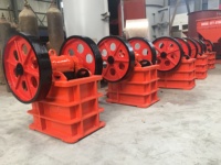 Sales service provided pneumatic mobile small jaw crusher 250x400 machine for cement