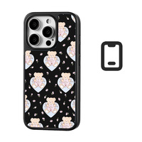 Coque de téléphone magnétique Ins Cartoon pour Iphone16 16pro/promax 15 15promax/14Promax/14pro 14/13 13pro 12 Coque en fibre de carbone