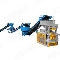 Machine automatique de fabrication de briques autobloquantes en terre cuite Hr2-10, prix de gros
