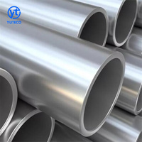 Tubes/Conduites en aluminium extrudé sur mesure YUTE Série 6000, dimensions personnalisées, surface polie, tempérisation T3-T8 pour machines de construction
