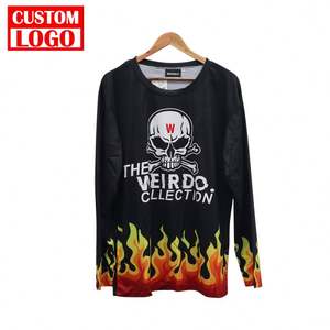 Polos personnalisés de sublimation Marathon Sport Running Dye Sublimation Blancs de sublimation pour les caractéristiques compressées de taille plus - Product Image 3