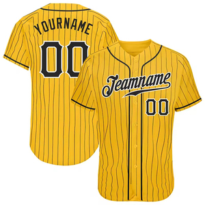 Camiseta de béisbol de manga corta con botones personalizados para jóvenes de EE. UU., uniforme cosido, parche, nombre del equipo, logotipo, camiseta de béisbol bordada para hombre - Product Image 5