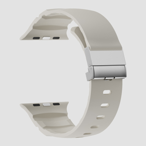 สายนาฬิกาซิลิโคนแม่เหล็ก RYB แบบพับได้ สำหรับ <span class=keywords><strong>Apple</strong></span> <span class=keywords><strong>Watch</strong></span> Series 11 10 42 มม. 46 มม. Ultra 2 <span class=keywords><strong>3</strong></span> 49 มม. - Product Image 1