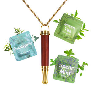 Colliers pendentifs en acier inoxydable avec Ayatul arabe <span class=keywords><strong>pour</strong></span> la méditation et la <span class=keywords><strong>respiration</strong></span>, soulagement du stress, 2026 - Product Image 1
