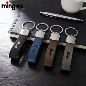 Porte-clés en cuir métallique vierge pour gravure au laser, logo personnalisé, luxe, designer, en vrac, porte-clés en cuir personnalisés, porte-clés de <span class=keywords><strong>voiture</strong></span> - Product Image 5