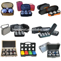 Boules en métal chromé et mini-boules en acier pour jeu de pétanque avec boules argentées (73MM)