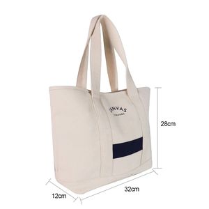 Bolso Tote Grande Encerado para Playa, Bolso de Hombro Hecho en Vietnam, Bolso de Lona para Mujer, Bolso de Compras - Product Image 2