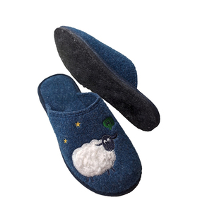 Unisex Customized Breathable Winter Light Weight <strong>Felt</strong> Indoor Home <strong>Slippers</strong> Closed Toe Comfortable for Men &amp; Women - Product Image 4