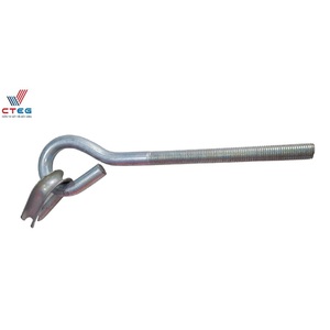 Custom Anchor Bolt Fabrication 500kgs Vietnam 300mm <b>To</b> 6000mm <b>Bare</b> Plain Electro Zinc Plated Hot Dip - Product Image 2