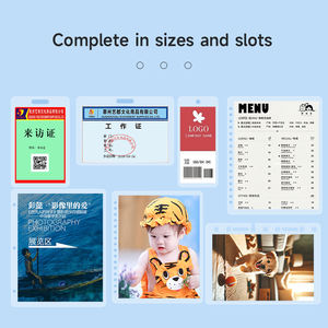 Pochettes <span class=keywords><strong>de</strong></span> plastification thermique personnalisées pour cartes <span class=keywords><strong>de</strong></span> <span class=keywords><strong>visite</strong></span> avec trou <span class=keywords><strong>de</strong></span> reliure, pochettes <span class=keywords><strong>de</strong></span> plastification transparentes, feuilles <span class=keywords><strong>de</strong></span> plastification pour cartes d'identité - Product Image 3