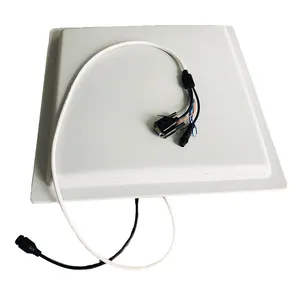 ZK-RFID102 <strong>Proximity</strong> <strong>Card</strong> <strong>Reader</strong> RS232/RS485/WG26/34/TCP/IP Long Range 860-960Mhz RFID Integrated 12dbi Antenna <strong>Reader</strong> - Product Image 1