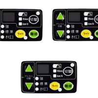 Clavier télécommande métallique avec pavé numérique en silicone, rétroéclairage graphique, interrupteur à membrane FPC à dôme matriciel
