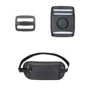 Black 25Mm Side Release Buckle For Bags Durable Plastic Adjustable Buckle With Round <b>Button</b> Design - Product Image 4
