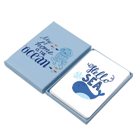 Dropshipping 40-Inspiration Card Set Calm Yourself Positive Thoughts Affirmation Box en papier d'art et carton
