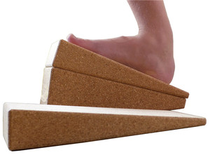 NEH Nẹp Bắp Chân Nêm Ngồi Xổm Bộ 2 Trong 1 Nêm Đầu Gối 3 Nút Bần Cho Chân, Khối Nêm Vận Động Để Kéo Dài Lưng Khối Yoga - Product Image 4