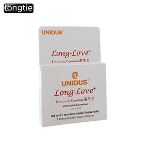 <span class=keywords><strong>Long</strong></span> <span class=keywords><strong>Love</strong></span> Kondome Kostenlose Sex-Zeit Kondom-Proben Verzögerung mit 100% Sicherheit Männlich Genoppt Maschinengefertigt Individuelles Design - Product Image 1