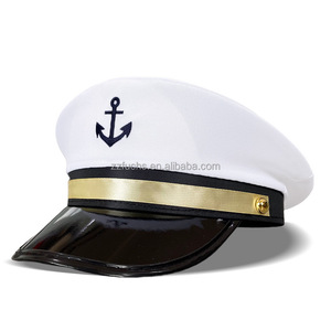 Cappelli da capitano per Yacht per adulti regolabili per uomini e donne marina con cappello da ammiraglio in uniforme da capitano per feste - Product Image 2