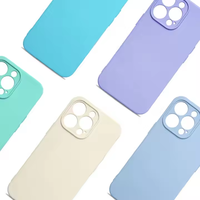 Funda para Teléfono Móvil Color Macaron para iPhone 11 12 13 14 15 16 Pro Max, Carcasa Protectora de TPU a Prueba de Golpes con Protección para la Cámara