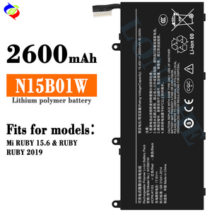 充電式バッテリーN15B01W Mi RUBY 15.6/RUBY/RUBY 2019ラップトップバッテリー - Product Image 1