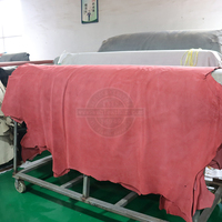 KHD Nappa Kulit Sapi Full Grain Tebal 1.1-1.3mm Lembaran 40-60 SF untuk Mobil