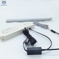Interrupteur intelligent à détecteur de mouvement LED DC12V-24V, détection de présence humaine avec distance de détection de 2-4m et câble de 2m pour l'éclairage d'armoires