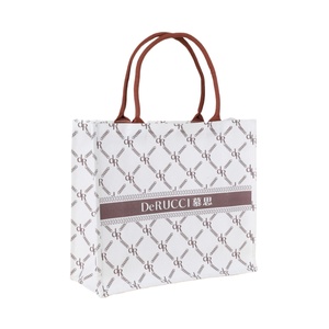 Sac fourre-tout en toile pliable à motif géométrique personnalisé, avec sangle haut de gamme, design laminé stéréo portable, pour le shopping, 25x25x15cm - Product Image 5