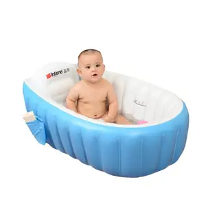 Yingtai bak mandi tiup bayi dan balita, bak mandi air portabel besar dan tebal untuk berenang dan bermain