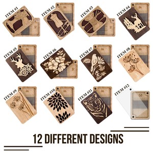 Astuccio in legno porta forniture per cucire piccola scatola artigianale con magnete ago Minder per ricamo strumento regalo per <span class=keywords><strong>Crafter</strong></span> - Product Image 2